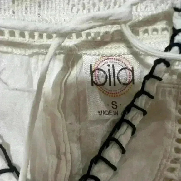 Bila‎ Peasant Blouse Size Small - Picture 2 of 5